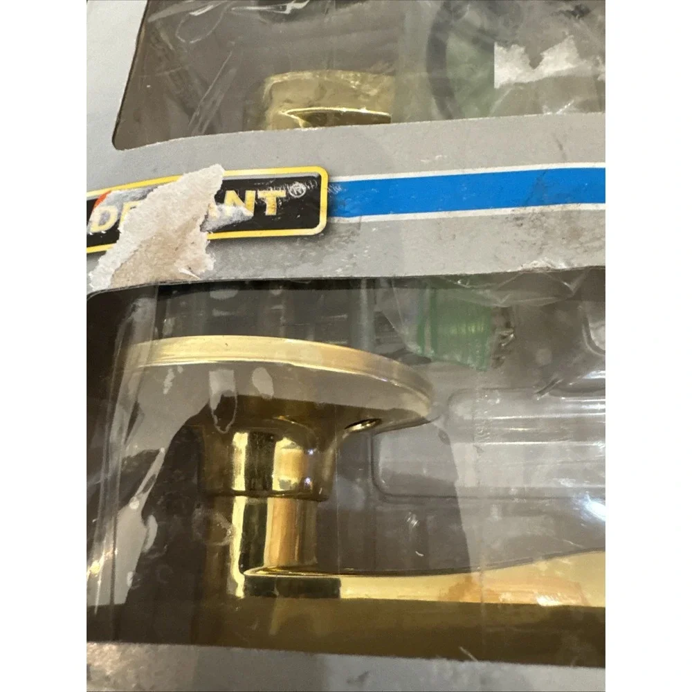 Defiant Naples Polished Brass Bed/Bath Door Lever Bed And Bath‎